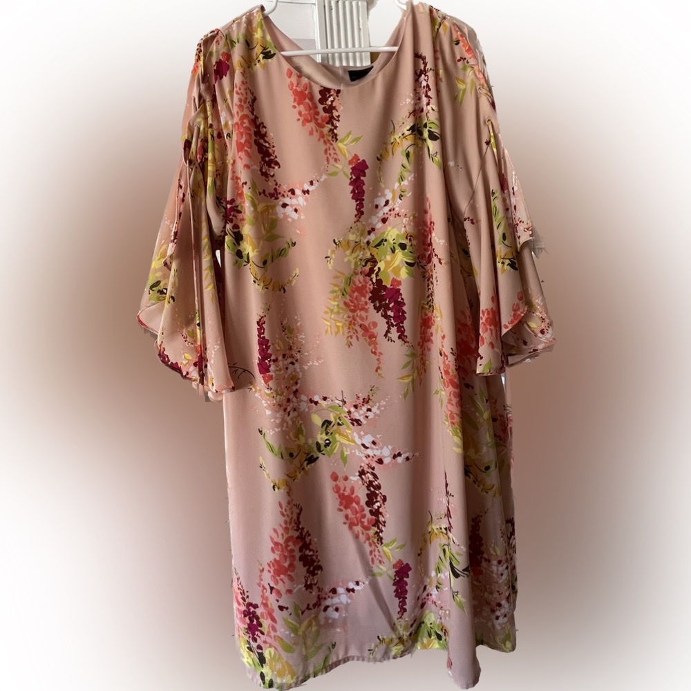 Worthington Pink Floral Dress - Size XL